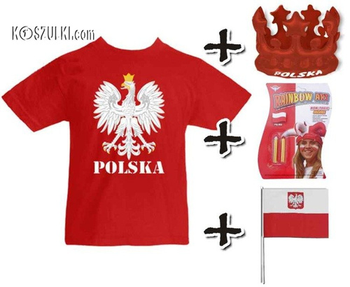Zestaw kibica reprezentacji polski dla dzieci  dz1