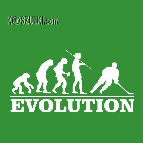 T-shirt Ewolucja Hokeista