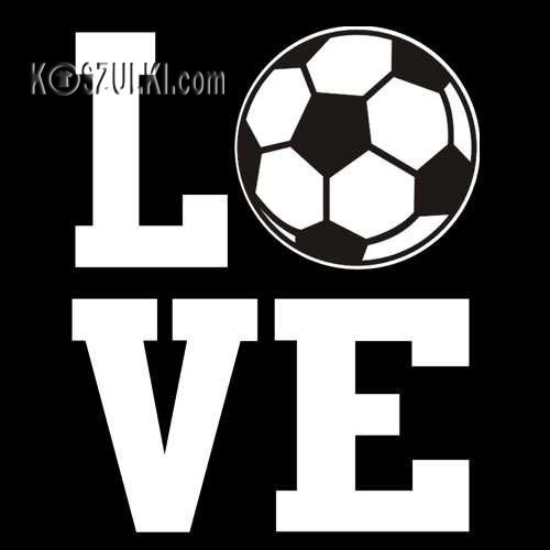 T-shirt Love footbal