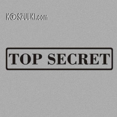 T-shirt Top secret