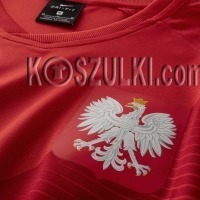 Koszulka Reprezentacji Polski Nike Oryginalna Mś 2018 Away Top  Czerwona Nazwisko