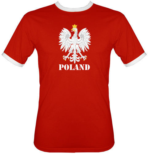 t-shirt 2K108 Orzeł Poland Czerwony